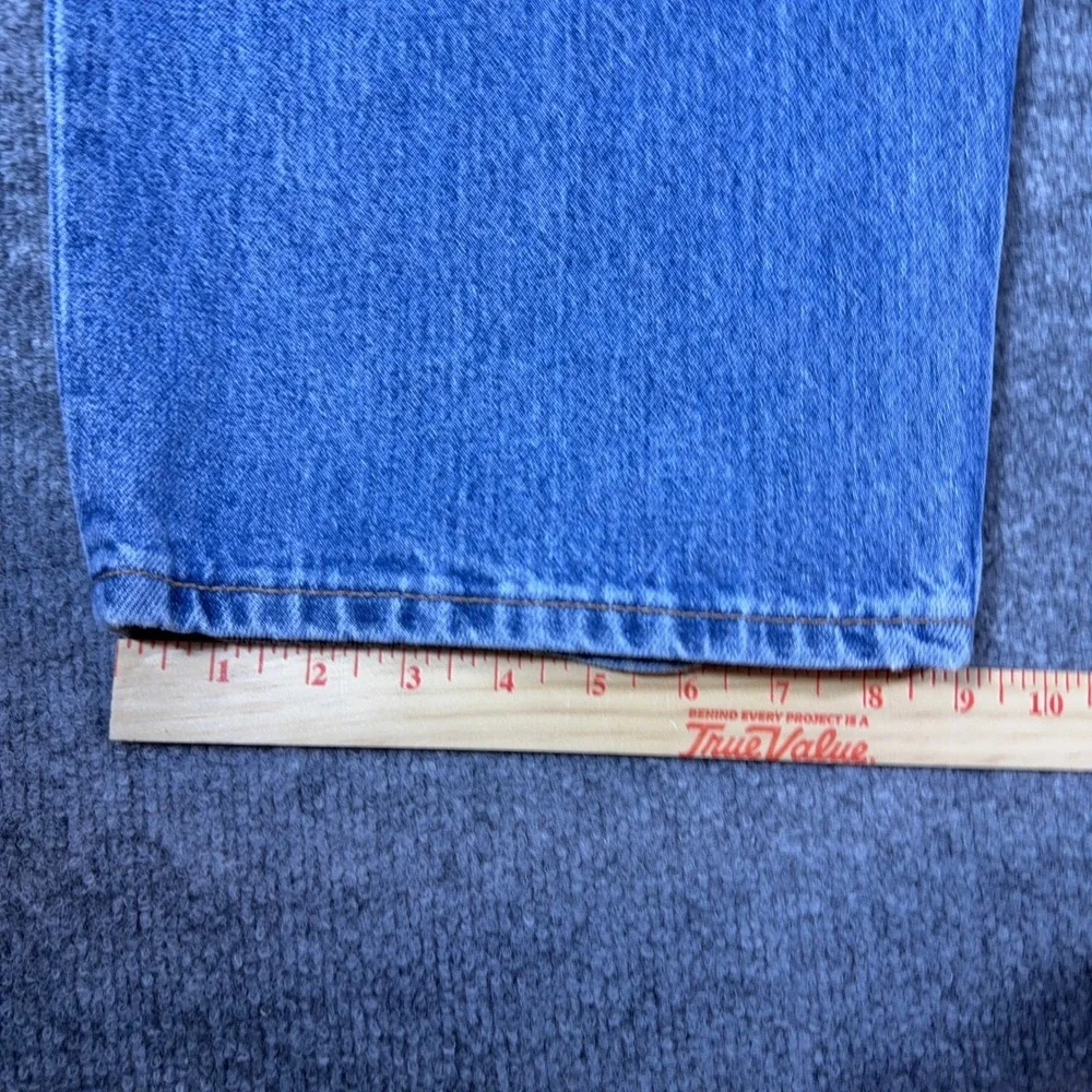 Levis 550 Relaxed Fit Jeans Mens 52x29 Blue Denim Tapered Leg Medium Wash